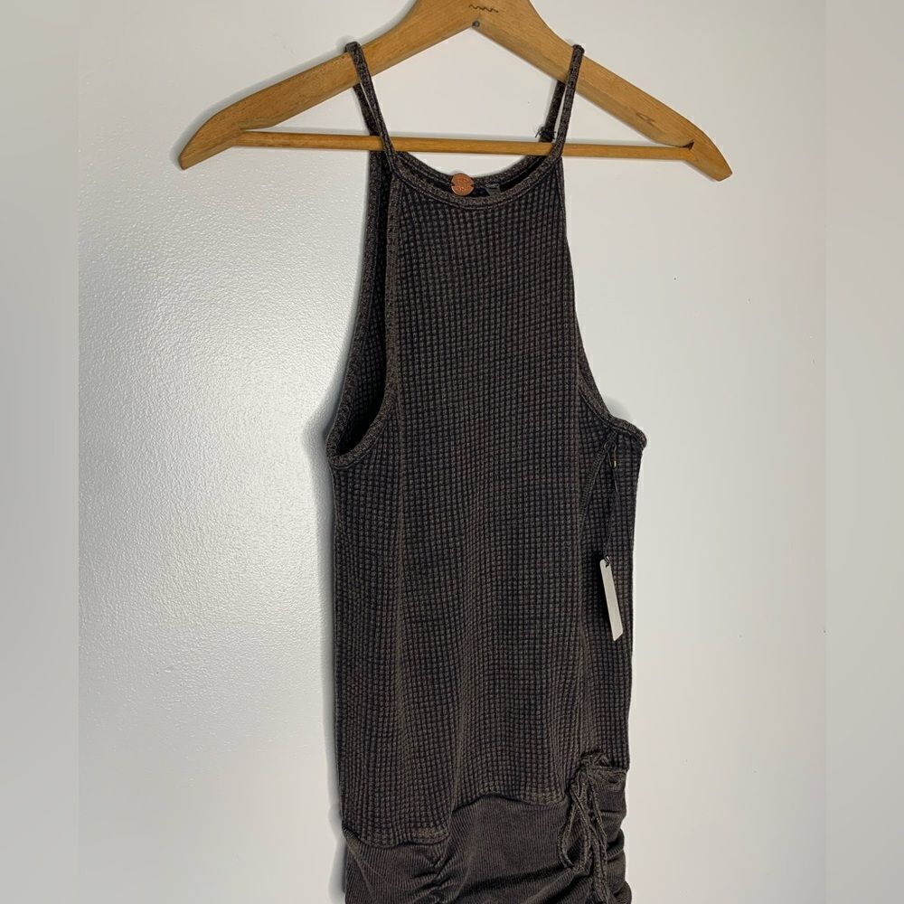 Free People One Katy’s thermal fit ruched dress. XS - Picture 3 of 8